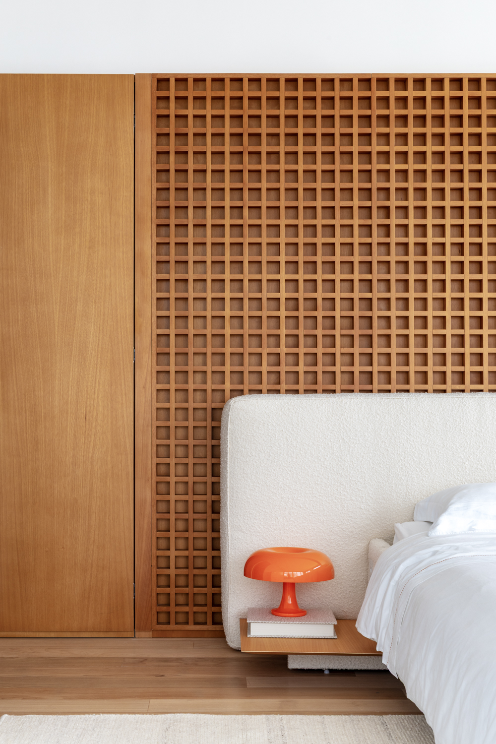 Cama da suíte principal